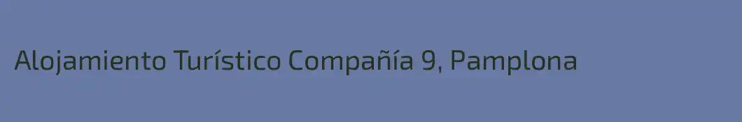 Alojamiento Turístico Compañía 9, Pamplona
